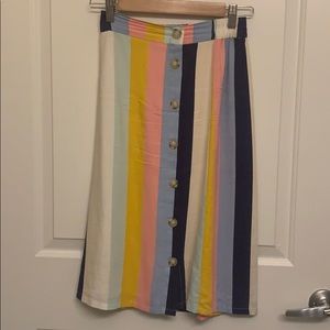 Striped ELODIE Skirt